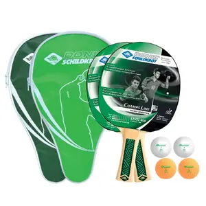 Table tennis racket set Donic Schildkröt 788498 — 2 rackets, includes ball, black/green