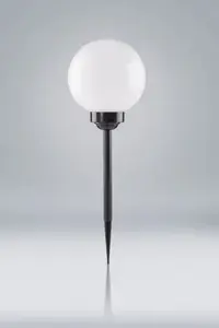 Solar garden lamp Volteno VO0654 — plastic globe, 36 cm / 20 cm