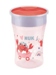 Krūzīte Nuk Magic 230 ml — viena 1 gab., atsvaidzinošiem dzērieniem, sarkana