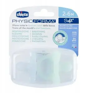 Соска CHICCO модель CHI000637 PF Blue 2–6 мес., набор 2 шт.