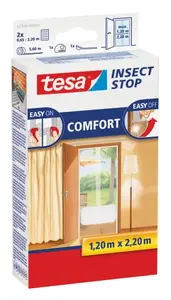 Москитная сетка-дверь TESA 55910-00020 — белая, 650×2500 мм