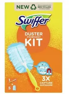 Swiffer Duster komplekts putekļu tīrīšanai 934877 — 1 kāts un 5 nomaiņas uzgaldi