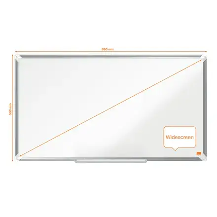 NOBO Premium Plus Widescreen magnetic whiteboard 890x500 Photo 5