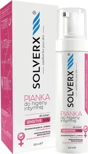 Intimate Hygiene Foam Solverx Sensitive Skin, Solverx SOL000014, for sensitive intimate skin