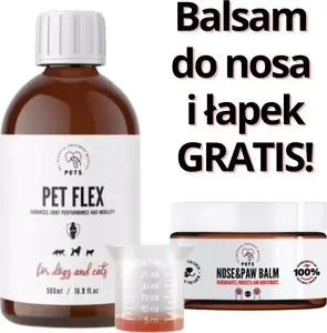 Šķidra locītavu un kustīguma uztura papildviela dzīvniekiem PETS PET FLEX 500 ml