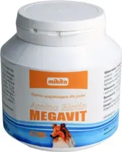 Tabletes MIKITA AMINO-BIOTIN /MEGAVIT/ 150 gab., biotīns un aminoskābes
