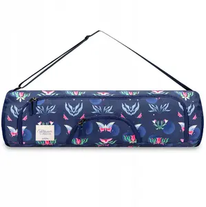Yoga Mat Bag SPOKEY THE BLOOM BAG — carrying bag for rolled mat, single-compartment, shoulder strap