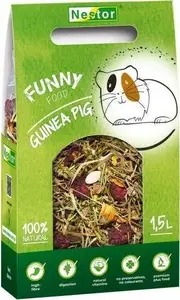 Barība jūrascūciņām Nestor Funny Food 500 g (burka 1500 ml) — Nestor