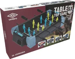 Spēļu galds 5‑1 UMBRO 268873 — galda futbols, galda teniss, gaisa hokejs, biljards, galda spēles