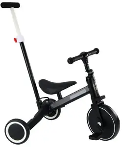 Tricycle KS Cycling PRO50 with Push Handle, Black
