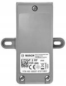Āra bezvadu temperatūras sensors Bosch T 2 RF darbam ar regulatoru KCR 110 RF