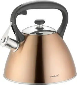 Klausberg kettle with whistle KB-7209, 3 L capacity, stainless steel