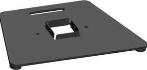 Grīdas statīvs Elotouch ELO-SELF-SERV-STAND-SLIM-FLOOR Black – pamatne pašapkalpošanās displejiem