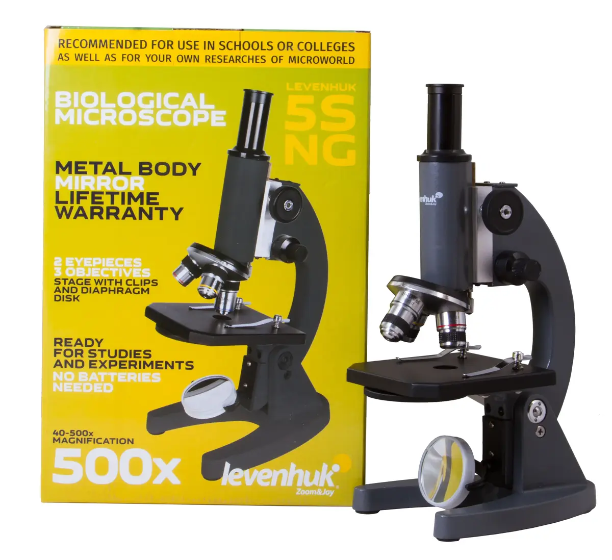 Levenhuk 5S NG 500x optiskais mikroskops Photo 3