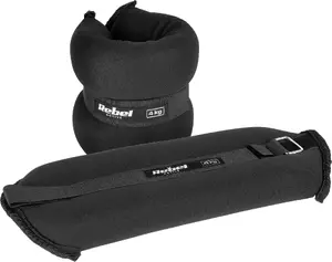 Ankle and Wrist Weights Rebel 2×4 kg – adjustable straps, fabric-covered 4 kg each
