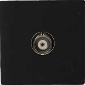 Connection plate Audac CP45BNC/B — 45×45 mm BNC connector, black