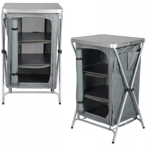 Складной туристический шкаф с 3 полками 60×51×98 см, Enero