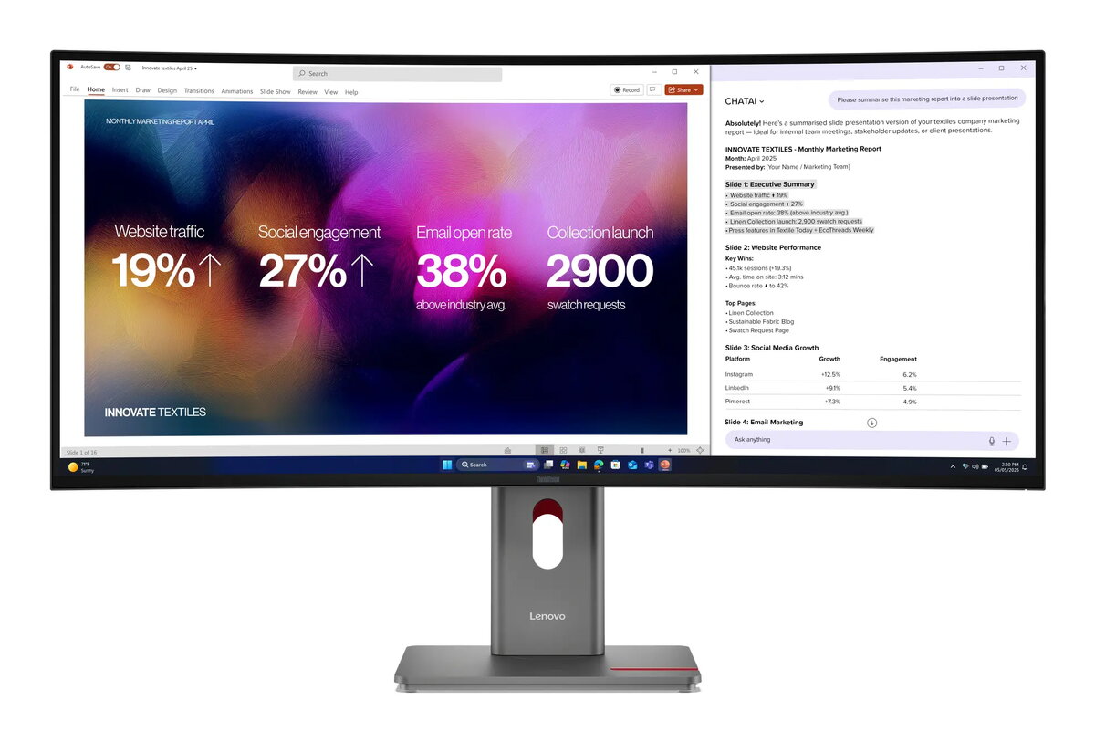Lenovo ThinkVision P40WD-40 Monitors 39.7&quot