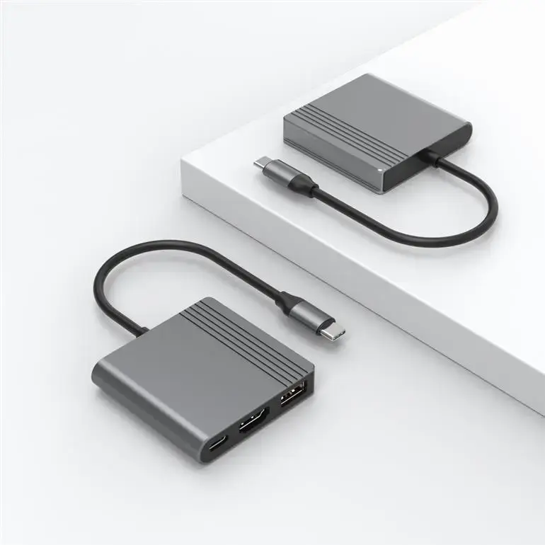 Gembird USB-C daudzportu adapters A-CM-COMBO3-05 Photo 4