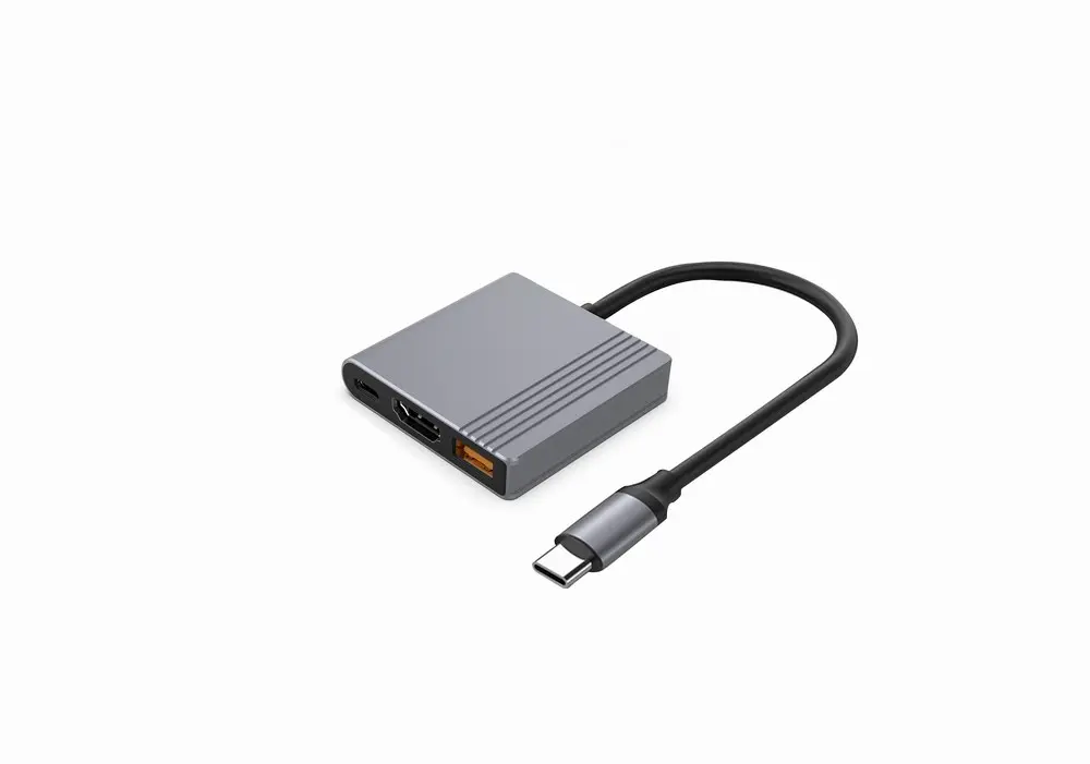 Gembird A-CM-COMBO3-05 USB-C 3-in-1 daudzportu adapteris Photo 4
