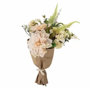 Artificial flowering plant Bloomingville Glow — indoor, height 460 mm, diameter 23 cm, natural color