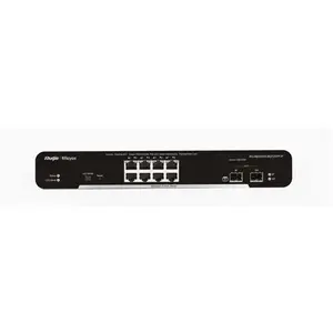 Managed L2 Gigabit PoE Switch Ruijie Networks RG-NBS3100-8GT2SFP-P — 8x 10/100/1000 RJ‑45, 2x SFP, 20 Gbit/s, 8000 MAC, Black