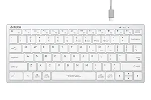 Keyboard A4Tech Fstyler FBX51C — RF Wireless + Bluetooth, Scissor switch, White