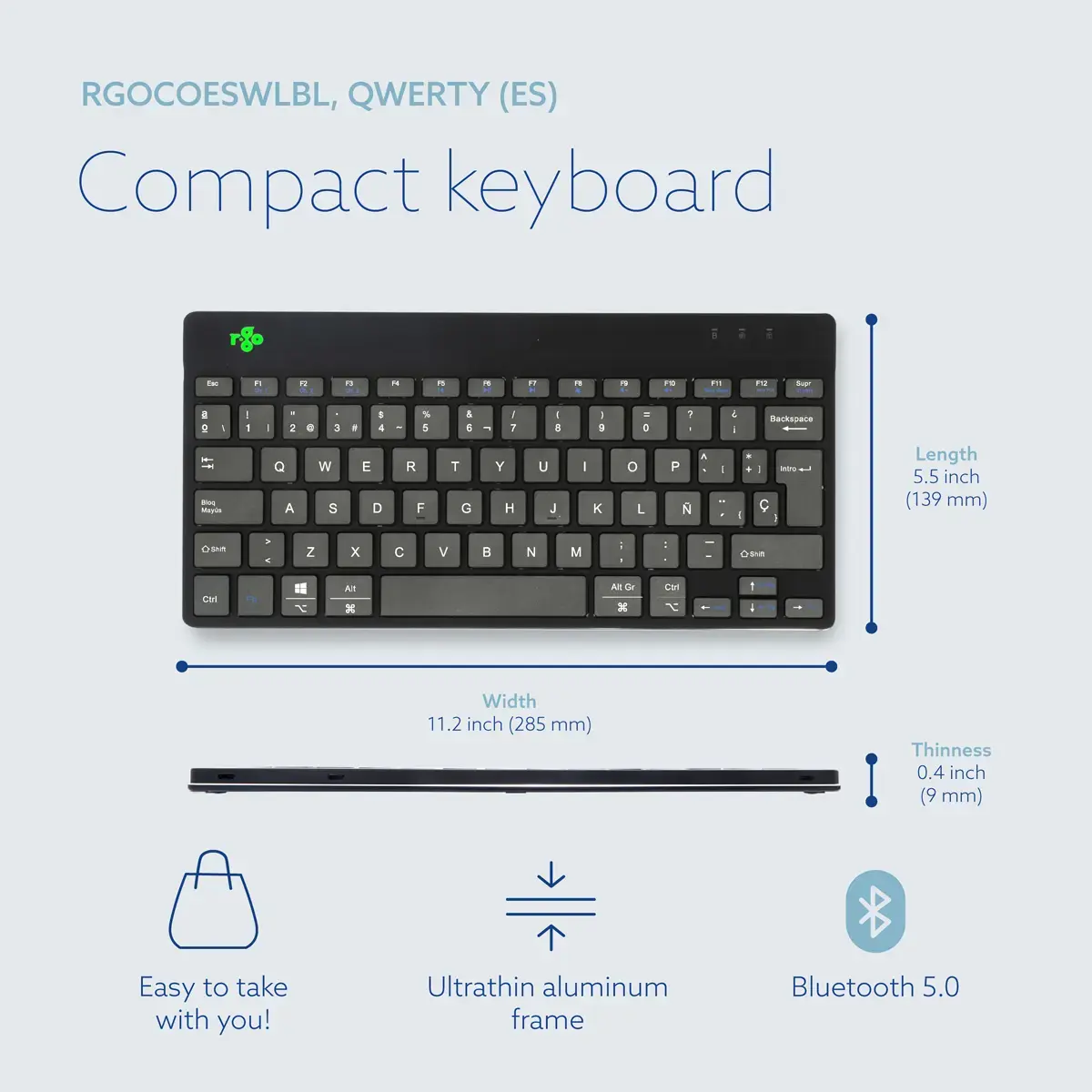 R-Go Tools R-Go Compact Break эргономичная компактная клавиатура Photo 13