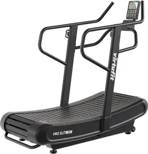 Mechanical Treadmill VIRTUFIT PRO ELITE HIIIT — manual resistance, foldable design