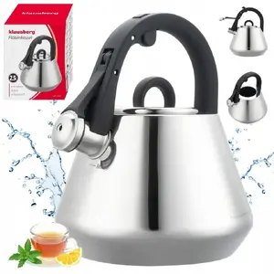 Klausberg stainless steel stovetop kettle with whistle 2.5 L KB-7947
