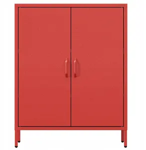 Cabinet with shelves Jan Nowak VITO 800 x 1015 x 400 mm, Modern red