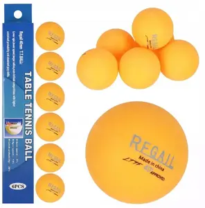 Galda tenisa bumbiņu komplekts 6 gab., mega creative, modelis T1-6, diametrs 27 mm, biezums 4 mm