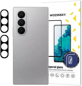 Закалённое стекло Wozinsky Full Camera для задней камеры Samsung Galaxy S26 — 2 шт.