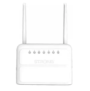 Cellular network router STRONG 4GROUTER360 — 4G/3G/2G, Wi‑Fi 4 (300 Mbps), Fast Ethernet 10/100, white