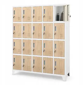 Wardrobe with Compartments Jan Nowak ROBERT, 1360×1720×450 mm, Eco Design, white/sonoma oak
