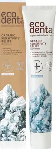 Zobu pasta Ecodenta Sensitive Relief Sāls 75 ml - jutīgiem zobiem, bez fluora