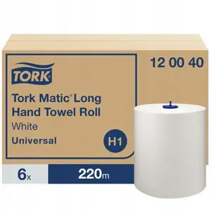 Paper Towel Roll Tork Matic 120040 (System H1) 220 m — 6 rolls