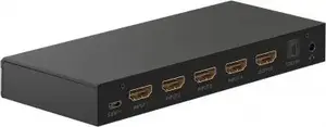 HDMI Switch 4-to-1 with Audio Output GOOBAY 58490