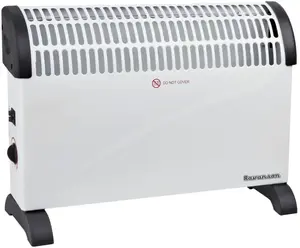 Electric radiator Ravanson CH-2000M, 2000 W (min 750 W), white, floor placement, thermostat
