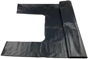 Garbage Bags with Handles GEKO 125 L (roll of 10) — black, very strong
