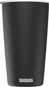 Термокружка Sigg Neso 400 мл — нержавеющая сталь, чёрная, 400 мл, Ø 8.3 см, H 148 мм