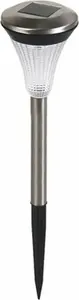 Solar Lamp Volteno VO0657 — stainless steel, chrome finish