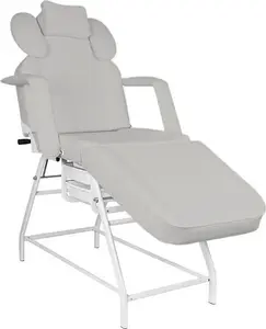 Procedūru krēsls Activeshop Ivette — skropstu/beauty krēsls, pelēks