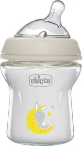 Детская стеклянная бутылочка CHICCO 153459 150 мл, для новорожденных 0+