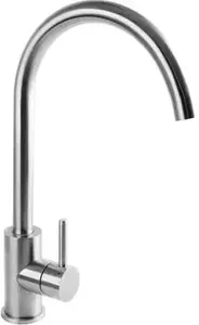 Кухонный смеситель Omnires Albany напольный inox AB1450 — нержавеющая отделка