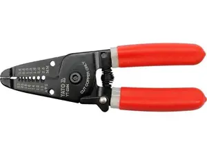 Cable stripper YATO YT-2294 — for cables up to 2.6 mm, PVC handles, 165 mm length, black/orange