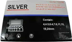 Набор из 8 бит‑отверток Silver, модель EX10708