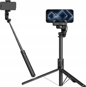 Hohem gimbal smartphone stabilizer with 160 cm tripod, LED light, remote and gesture tracking (Aochuan M2 Pro)