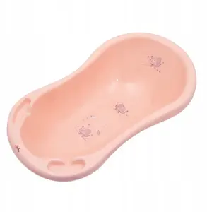 Bath tub 100 cm Maltex Słonik Minimal, peach-pink