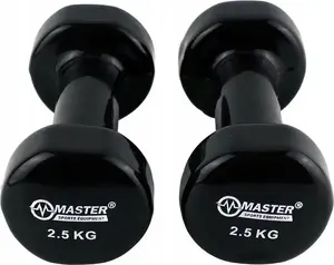 Гантели Master чугунные с виниловым покрытием пара по 2,5 кг MAS4A069